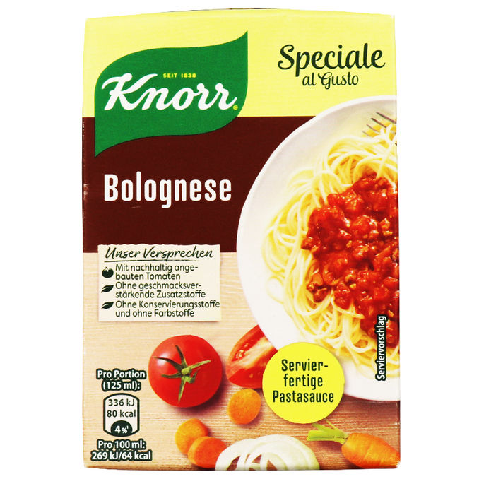 Knorr Speciale al Gusto Bolognese Sauce